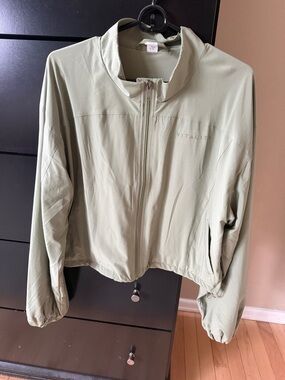 Vitality Women's Light Green Zip-Up Jacket